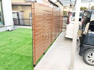 目隠しフェンス塀 F&F マイティウッドプレミアム 高尺タイプ
