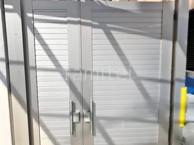 親子両開き 門扉 YKKAP シンプレオYM1型 横目隠し 