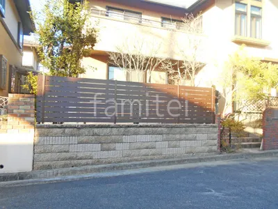 人工木・樹脂 フェンス（木調） F＆F マイティウッド ベーシック極 目隠し 木調・ラティス 樹脂