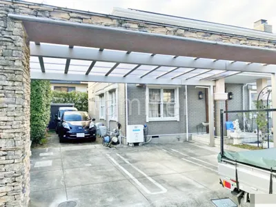 カーポート３台 （横ワイド トリプル） YKKAP エフルージュ FIRST フラット屋根