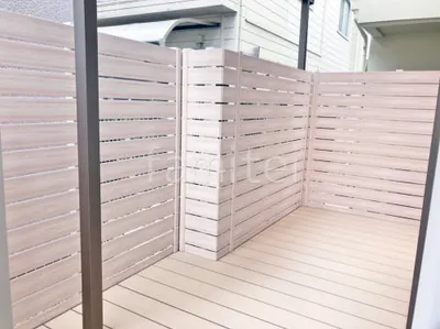 人工木・樹脂 フェンス（木調） F＆F マイティウッド ベーシック極 高尺タイプ 目隠し 木調・ラティス 樹脂