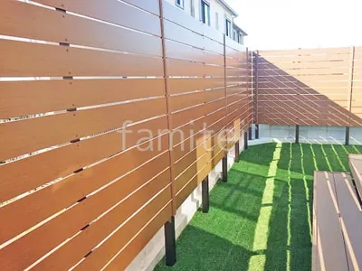 人工木・樹脂 フェンス（木調） F＆F マイティウッド ベーシック極 高尺タイプ 目隠し 木調・ラティス 樹脂