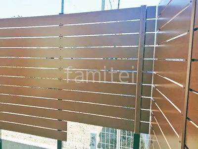 人工木・樹脂 フェンス（木調） F＆F マイティウッド ベーシック極 高尺タイプ 目隠し 木調・ラティス 樹脂