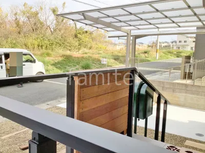 玄関アプローチ階段手摺り(手すり) LIXIL アーキレール