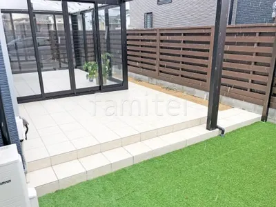 タイルデッキ 壁2面 LIXIL グレイスランド ベーシック