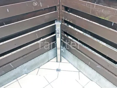 立水栓 ユニソン スプレスタンド70 蛇口2個