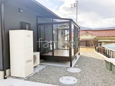 引き戸 樹脂デッキ サンルーム（テラス囲い） YKKAP ソラリアF フラット屋根