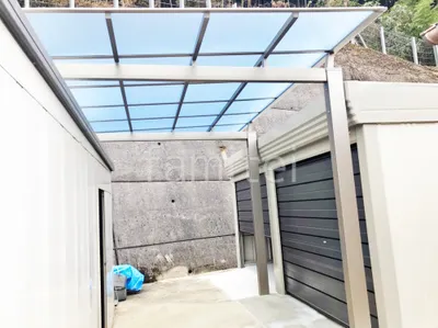 カーポート１台 （単棟） 三協アルミ ニューマイリッシュ 逆勾配 フラット屋根 前下がり屋根