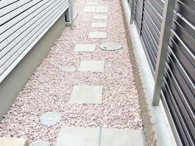 平板敷き ユニソン リビオ 化粧砂利 東洋工業 クラッシュストーンV