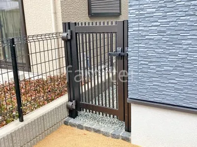 片開き 門扉 YKKAP シンプレオTB4型 たて格子 