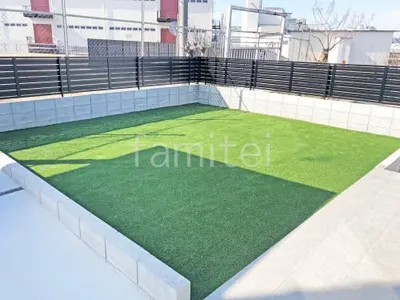 人工芝 防草シート加工 マツモト 人工芝 30mm 