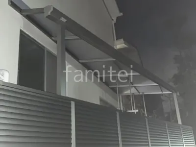 １階テラス屋根 （雨除け） YKKAP ソラリアF フラット屋根 スタンダード 壁付