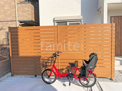 人工木・樹脂 フェンス（木調） F＆F マイティウッド ベーシック極 高尺タイプ 目隠し 木調・ラティス 樹脂