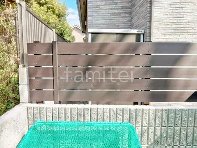 人工木・樹脂 フェンス（木調） F＆F マイティウッド ベーシック極 高尺タイプ 目隠し 木調・ラティス 樹脂