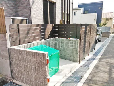 人工木・樹脂 フェンス（木調） F＆F マイティウッド ベーシック極 高尺タイプ 目隠し 木調・ラティス 樹脂