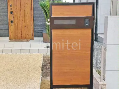 機能門柱 照明なし  YKKAP 木製調 ルシアスウォールHF01型 