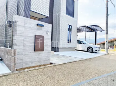 新築シンプル オープン外構