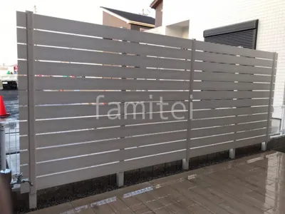 人工木・樹脂 フェンス（木調） F＆F マイティウッド ベーシック極 高尺タイプ 目隠し 木調・ラティス 樹脂