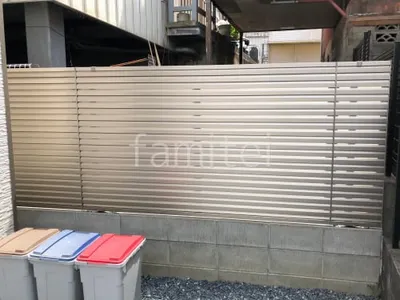 アルミ形材 フェンス 三協アルミ レジリア YL2型 横ルーバー下桟すき間小 目隠し