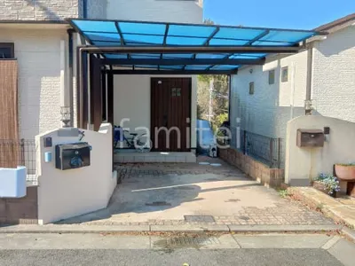 カーポート１台 （単棟） 三協アルミ ニューマイリッシュ 逆勾配 フラット屋根 前下がり屋根