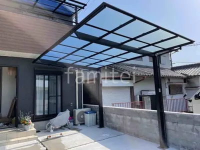 カーポート１台 （単棟） LIXIL ネスカＦ フラット屋根