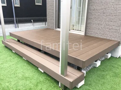 人工木デッキ  LIXIL 人工木 樹ら楽ステージ 