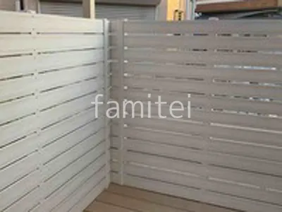 人工木・樹脂 フェンス（木調） F＆F マイティウッド ベーシック極 高尺タイプ 目隠し 木調・ラティス 樹脂