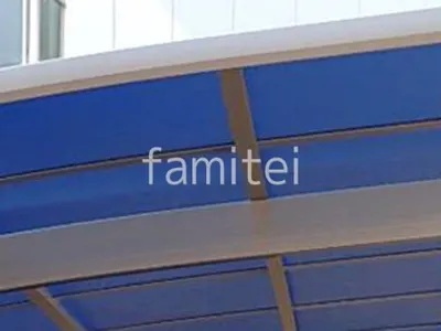 屋根材 熱線遮断ポリカーボネート アースブルー