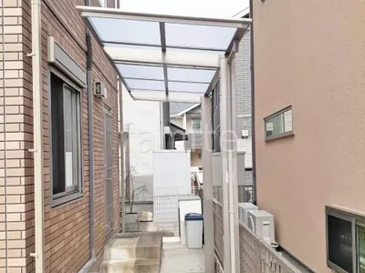 １階テラス屋根 （雨除け） LIXIL 独立式フーゴFテラス フラット屋根 独立式 スタンダード