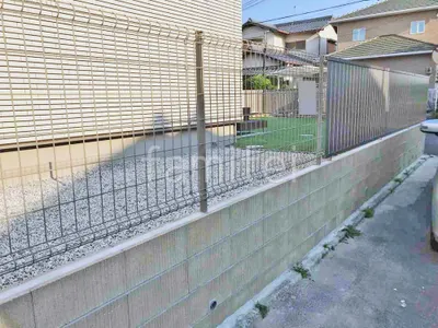 スチールメッシュ フェンス LIXIL ハイグリッドUF8型 境界・メッシュ ブロック塀 （化粧ブロック） 久保田セメント CBセレクト 