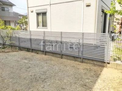 人工木・樹脂 フェンス(木調) F&F マイティウッド デコll 目隠し 木調・ラティス 樹脂