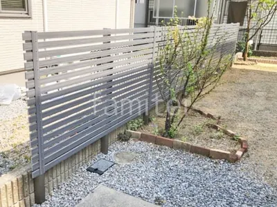 人工木・樹脂 フェンス(木調) F&F マイティウッド デコll 目隠し 木調・ラティス 樹脂