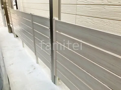 人工木・樹脂 フェンス（木調） F＆F マイティウッド ベーシック極 目隠し 木調・ラティス 樹脂