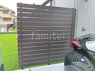 人工木・樹脂 フェンス（木調） F＆F マイティウッド ベーシック極 高尺タイプ 目隠し 木調・ラティス 樹脂