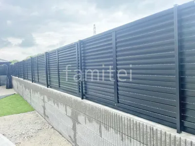 アルミ形材 フェンス LIXIL AB YL3型 横ルーバー3 目隠し