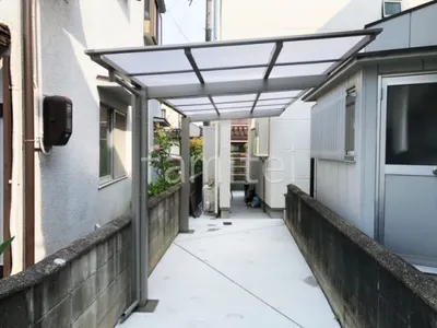 サイクルポート 自転車バイク屋根 LIXIL ネスカF ミニ フラット屋根