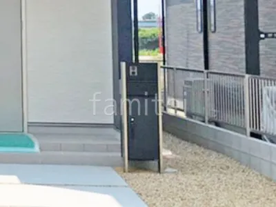 宅配ボックス門柱 （機能門柱 ） 三協アルミ フレムスLight P型 