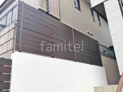 人工木・樹脂 フェンス（木調） F＆F マイティウッド ベーシック極 目隠し 木調・ラティス 樹脂