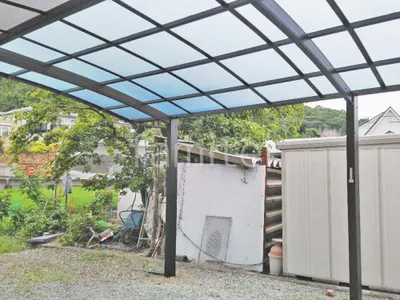 カーポート１台 （単棟） YKKAP アリュース アール屋根