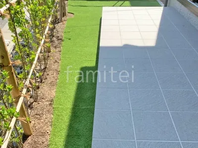 人工芝 防草シート加工 ヨシミツ毛織 リアル人工芝 35mm 