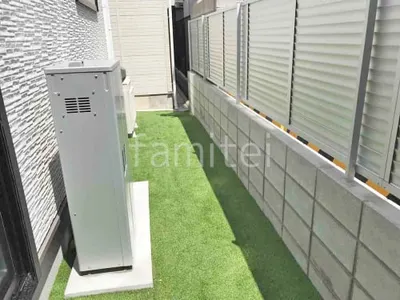 人工芝 防草シート加工 ヨシミツ毛織 リアル人工芝 35mm 