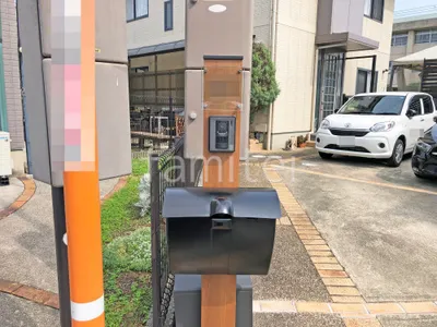 機能門柱 照明あり  三協アルミ 木製調エスポII 1型 パターンA 