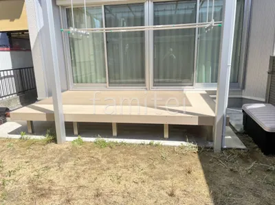 人工木デッキ  LIXIL 人工木 樹ら楽ステージ 