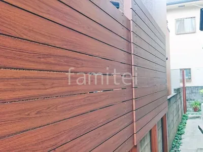 アルミ形材 フェンス  木目調目隠フェンス塀　ナチュラルウッド 目隠し 木調・ラティス