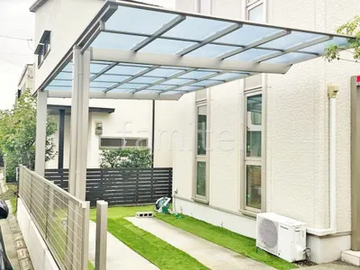 カーポート１台 （単棟） LIXIL ネスカＦ フラット屋根