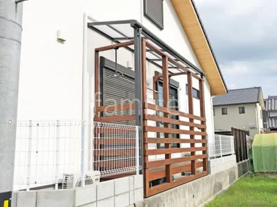 １階テラス屋根 （雨除け） LIXIL スピーネF フラット屋根 スタンダード 壁付