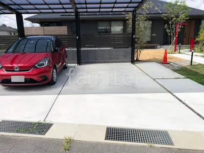 駐車場ガレージ床 土間コンクリート 伸縮目地