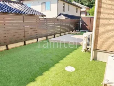 人工芝 防草シート加工 ヨシミツ毛織 リアル人工芝 35mm 