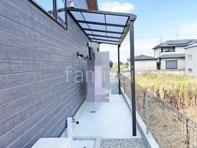 1階テラス屋根 (雨除け) LIXIL スピーネF フラット屋根 スタンダード 壁付