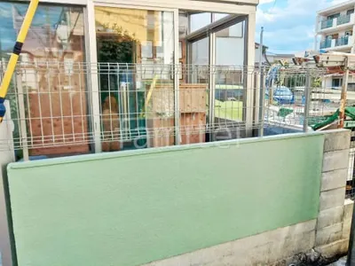 スチールメッシュ フェンス YKKAP イーネット3F型 スチール柱 境界・メッシュ